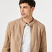 Torquay Leather Jacket, Taupe, hi-res